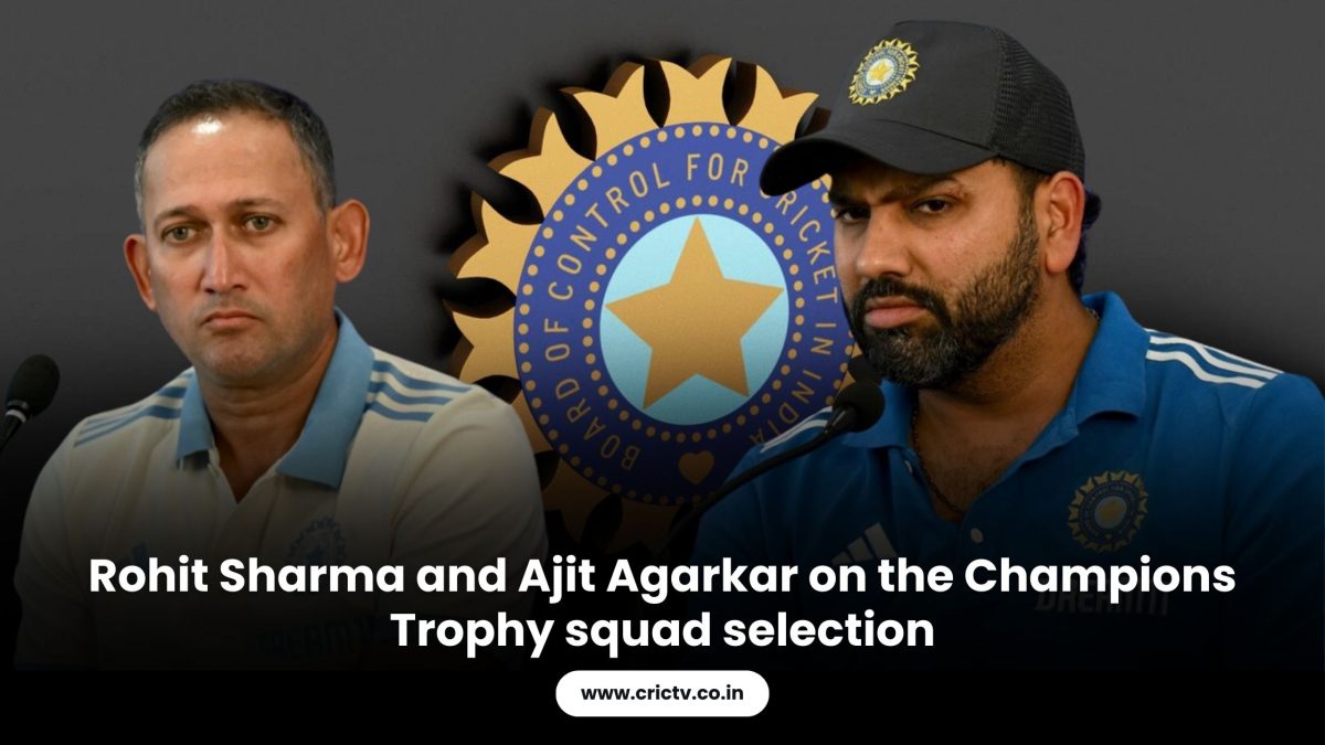 Full press conference – Rohit Sharma and Ajit Agarkar on the Champions Trophy squad selection