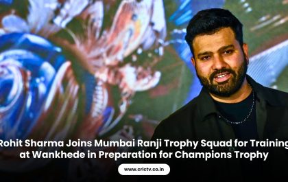 Rohit Sharma Joins Mumbai Ranji Trophy Squad for Training at Wankhede in Preparation for Champions Trophy